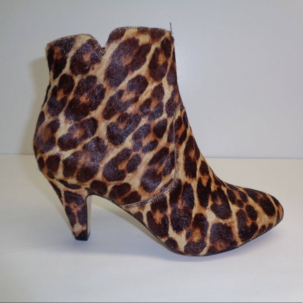 INC Leopard Print Booties